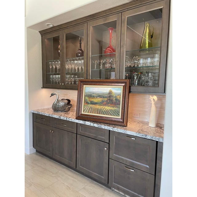 Landscape Vineyards Oil Painting For Sale - Image 10 of 13