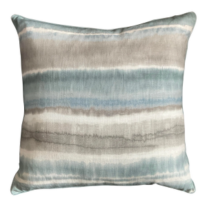 Ryan Studio Blue, Gray and White Pillow
