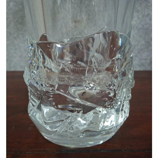 Modern Crystal Vase from Daum, France For Sale - Image 3 of 8