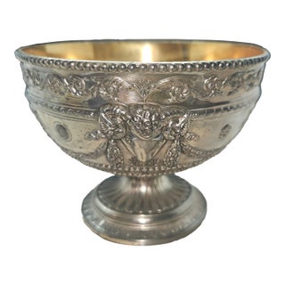 Vintage English Georgian-Style Decorative Petite Chalice Bowl For Sale