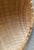 Late 20th-Century Nicely-Sized Contemporary Winnowing-Style Handwoven Bamboo Basket For Sale - Image 12 of 17