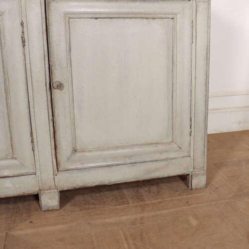 Paint Early 19th Century French Painted Narrow Enfilade For Sale - Image 7 of 13