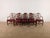 ANTIQUE 1930s Set of 8 Batesville Mahogany Pinwheel Shield Back Dining Chairs PLEASE NOTE: THIS posting is for the dining...