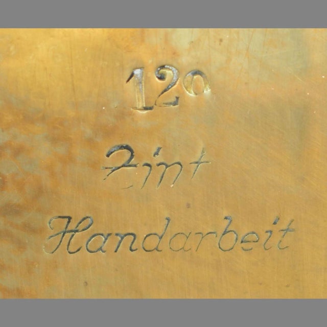 1950s Vintage German Metal Trays by Eugen Zint, 1950s, Set of 2 For Sale - Image 5 of 7