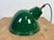 Industrial Green Enamel Factory Pendant Lamp, 1960s For Sale - Image 11 of 16