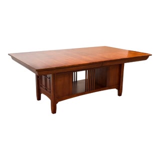 Bob Timberlake for Lexington Art & Crafts Storage Dining Table For Sale