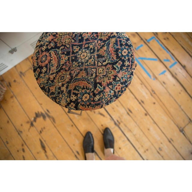 :: Exclusive Old New House® reclaimed vintage rug fragment side table stand! This unique limited edition item is made in...