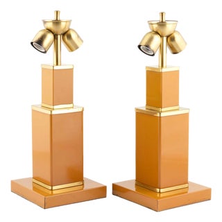 Italian Table Lamps, 1970s, Set of 2 For Sale