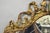 Glass Antique French Neoclassical Baroque Gold Gilt Gesso Red Glass Frame Wall Mirror For Sale - Image 7 of 18