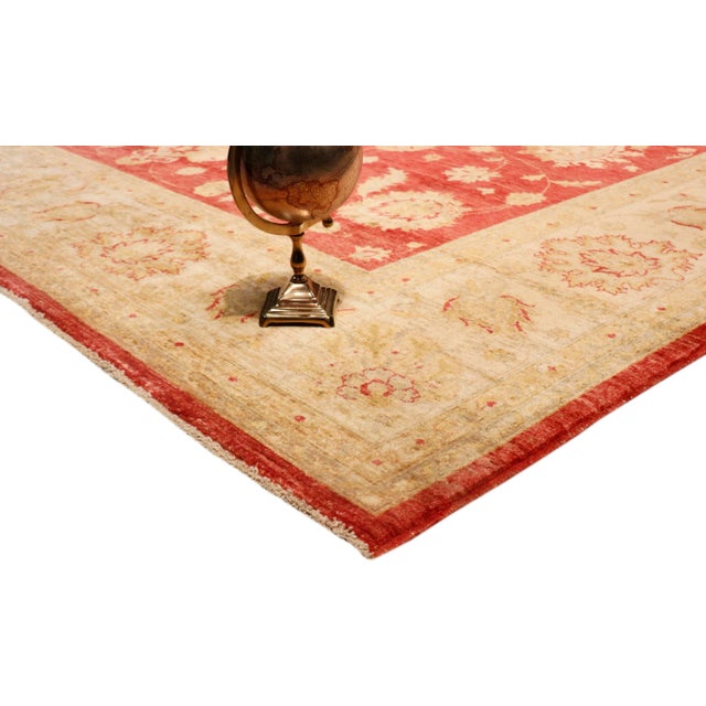 Pasargad Home Ferehan Lamb's Wool Area Rug, 8'10" X 11' 8", Rust For Sale In New York - Image 6 of 8