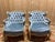 Louis XV Style Bergère Blue Chairs, Set of 2 For Sale - Image 3 of 9