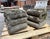 Pair of 1970s Cement Garden Pillow Stack Seats From France For Sale - Image 9 of 11