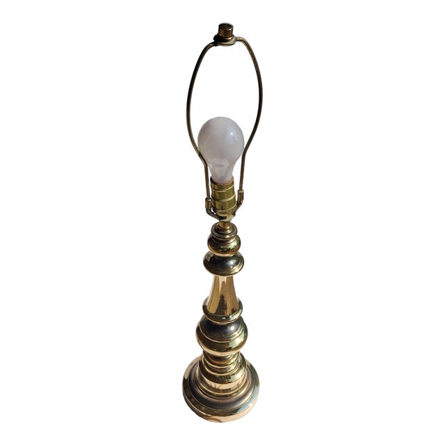 Vintage Stiffel Hollywood Regency Brass Table Lamp (1960s/1970s) For Sale