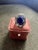 Late 20th Century Bochic “Orient” Vintage Sapphire & Emerald Ring Set In 18K Gold & Silver For Sale - Image 5 of 11