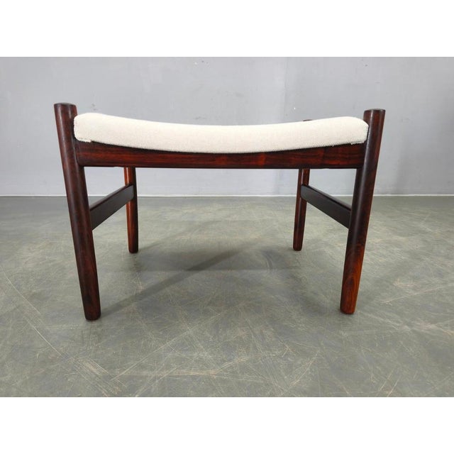 Danish Rosewood Ottoman from Spottrup, 1960s For Sale - Image 3 of 14