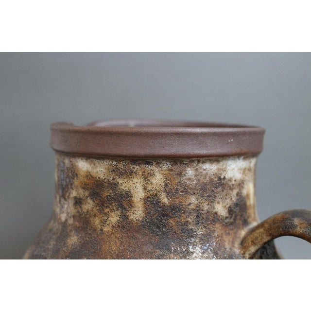 Large Vintage French Stoneware Decorative Pitcher by Alexandre Kostanda, 1960s For Sale - Image 17 of 18