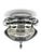 This sculptural ceiling light is an outstanding example of german lighting design from the 1970s, crafted by the renowned...