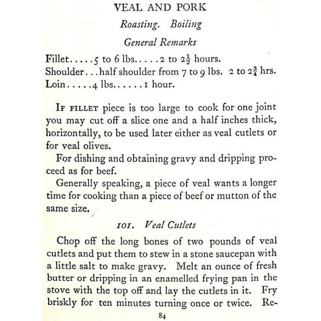 1920s "A Handbook of Cookery for a Small House" 1923 Conrad, Jessie For Sale - Image 5 of 8