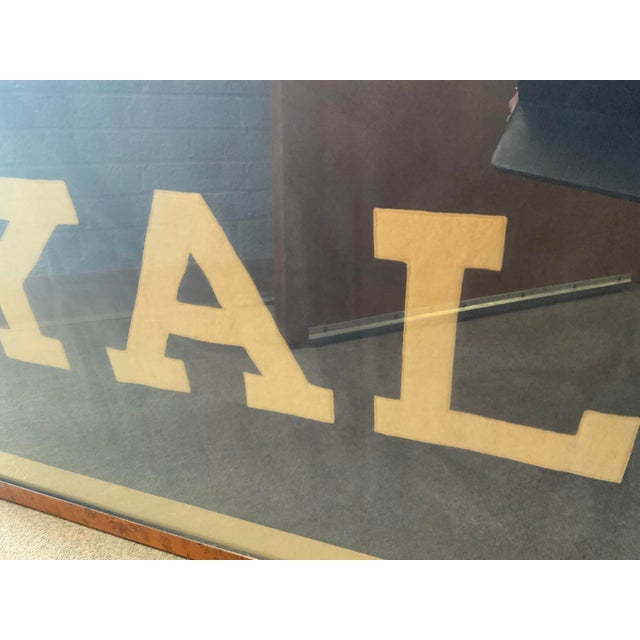 20th Century Framed Yale College Flag For Sale In New York - Image 6 of 7