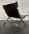 Leather Scissor Chair by Antonio Citterio for Flexform Italia, 1980s For Sale - Image 7 of 9