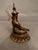 Metal Bronze Buddha Statue, Circa 1920s For Sale - Image 7 of 15