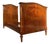 Antique Bed in Walnut Inlaid For Sale