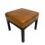 Modern Classic Low Stools in Brown Leather, Pair For Sale - Image 3 of 5