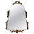 Gold Italian Ornate Brass Framed Wall Mirror, 1960s For Sale - Image 8 of 8