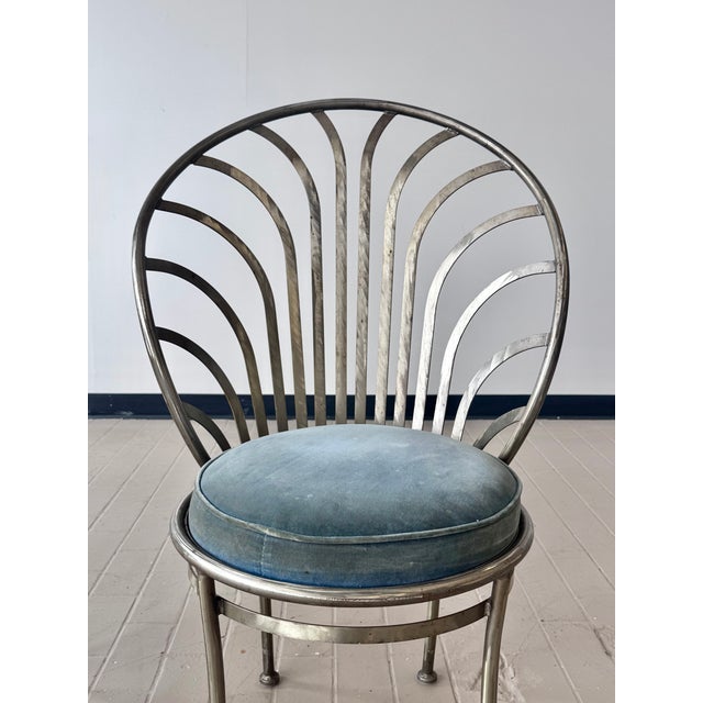 Mid Century Steel Sculptural Dining Chairs Attributed to Arthur Umanoff For Sale - Image 11 of 16