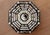 Beautiful vintage hexagonal Chinese trinket/jewelry box made of lacquered wood with mother of pearl details featuring...