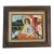 Vintage Painting - Seaside Cafe Scene For Sale