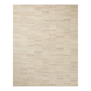 Amber Lewis x Loloi Rocky Natural / Fog 2'-3" x 3'-9" Accent Rug For Sale