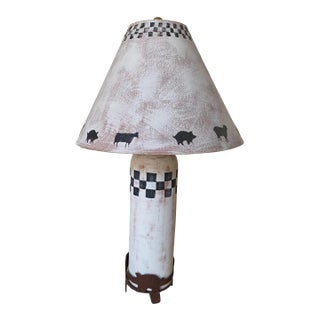 MacKenzie-Childs - Custom Table Lamp in the Style of MacKenzie Childs, a (Proto-Type) For Sale