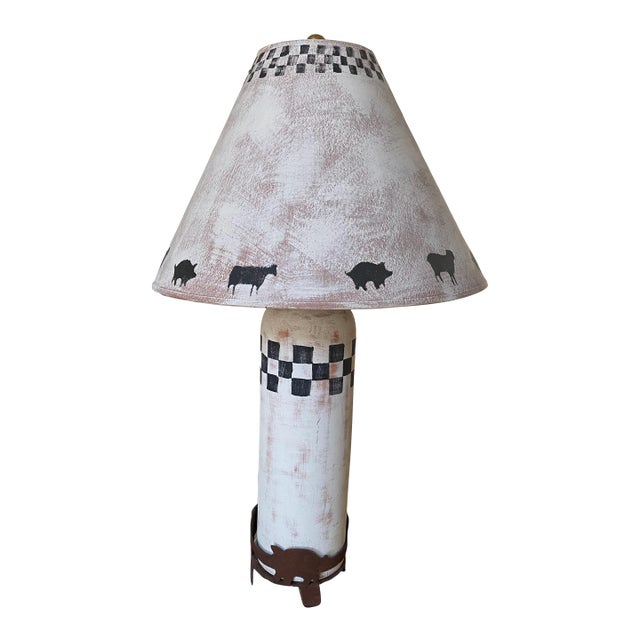 MacKenzie-Childs - Custom Table Lamp in the Style of MacKenzie Childs, a (Proto-Type) For Sale