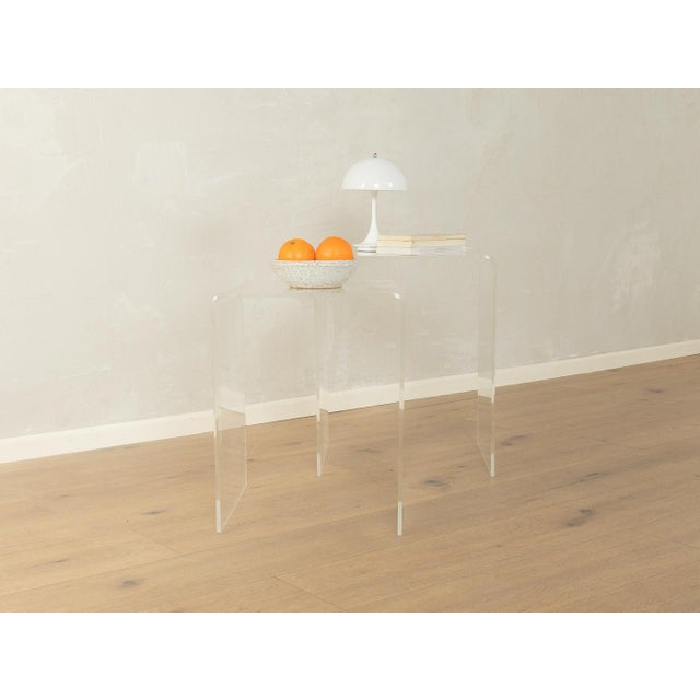 1960s Acrylic Side Table, 1960s For Sale - Image 5 of 6
