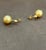 Metal Golden South Sea Pearl Dangling Earrings 14 Karat Yellow Gold For Sale - Image 7 of 18