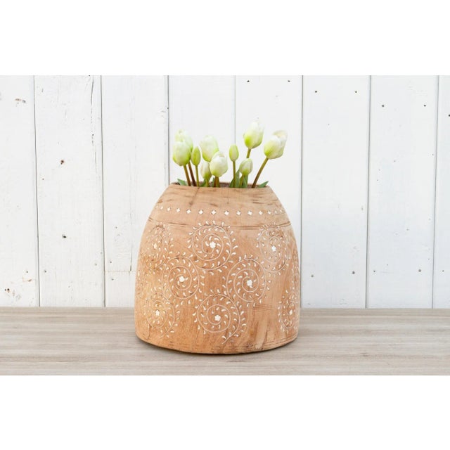 Antique Farmhouse Inlay Ghee Pot For Sale - Image 10 of 11