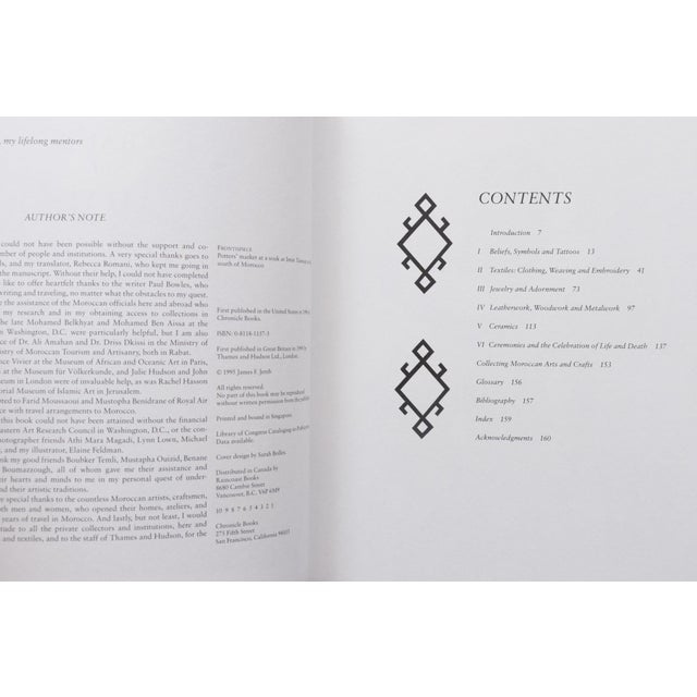 Arts & Crafts of Morocco by James F. Jereb. Softcover book, published in 1996 by Chronicle Books of San Francisco. Printed...