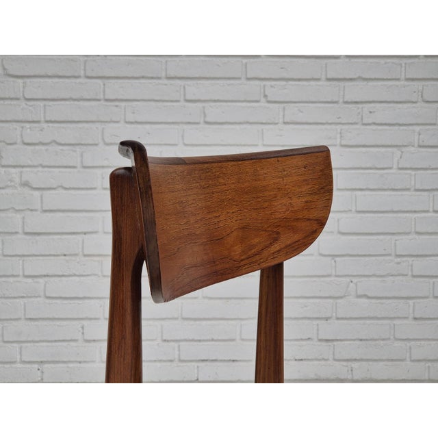 Danish Dining Chairs in Teak Wood, 1960s, Set of 5 For Sale - Image 13 of 18