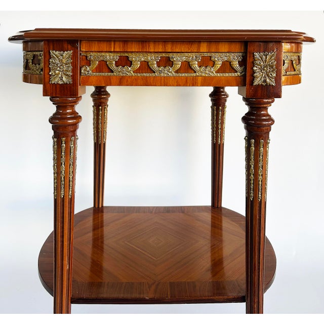 1990s 1990s Italian Inlaid Side Tables With Bronze Mounts by Marconi Arte, Pair For Sale - Image 5 of 18