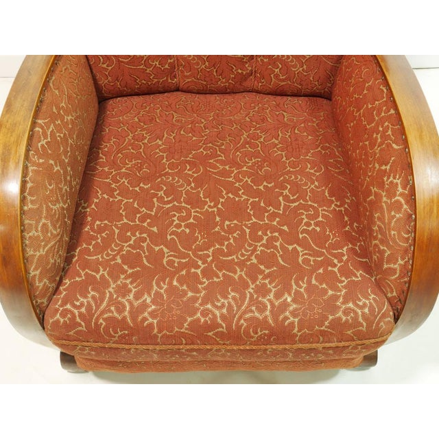 Mid-Century Art Deco Club Chair, Germany, 1950s For Sale - Image 13 of 15