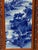 1980s Vintage Lg Chinese Blue and White Porcelain Wood Panel Wall Hanging 49" H For Sale - Image 5 of 7