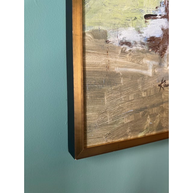 1960s Abstract Mixed-Media Painting For Sale - Image 11 of 13