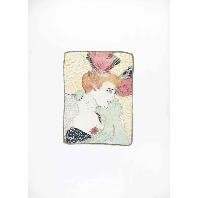 Marcelle Lender en Buste is a lithograph realized after the homonymous work by Toulouse-Lautrec of 1895. Limited edition...