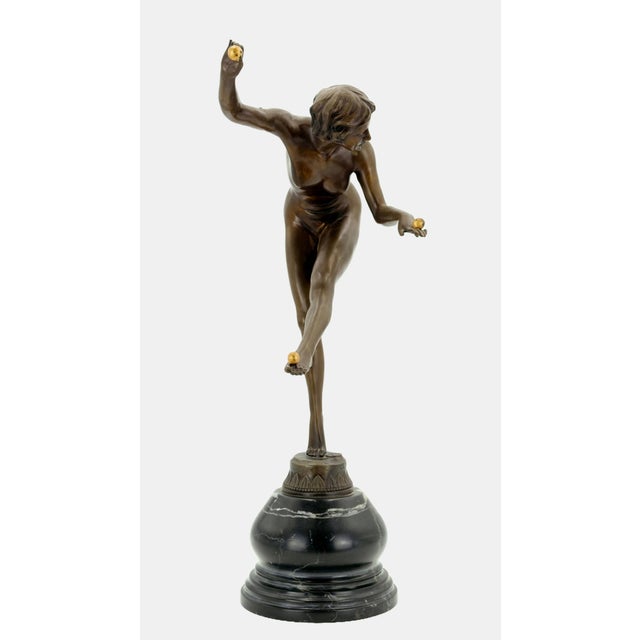 1920s Claire Jeanne Robertine Colinet, Juggler, 1920s, Bronze For Sale - Image 5 of 15