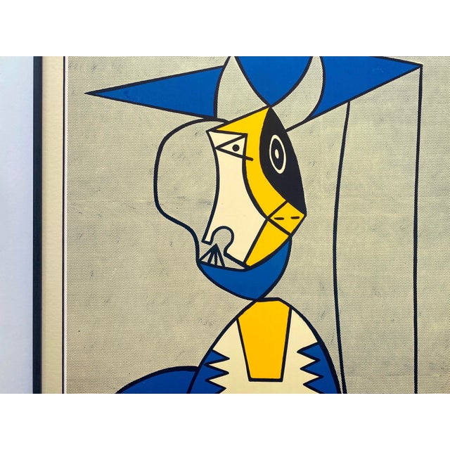 Roy Lichtenstein Vintage 1969 Framed Pop Art Lithograph