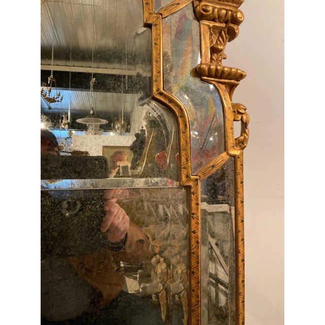 Queen Anne French Style Mirror By Mirror Fair For Sale - Image 11 of 12