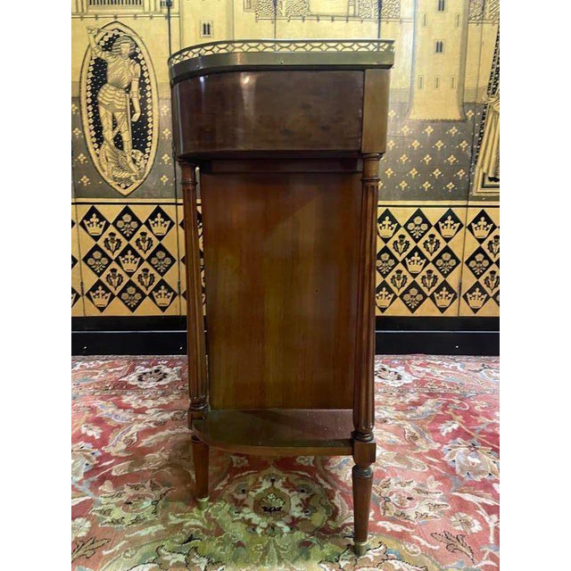 Louis Xvi Style Mahogany Entrance Console Table For Sale - Image 5 of 8
