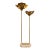 1970s Mid-Century Modern Tommaso Barbi Lotus Floor Lamp For Sale