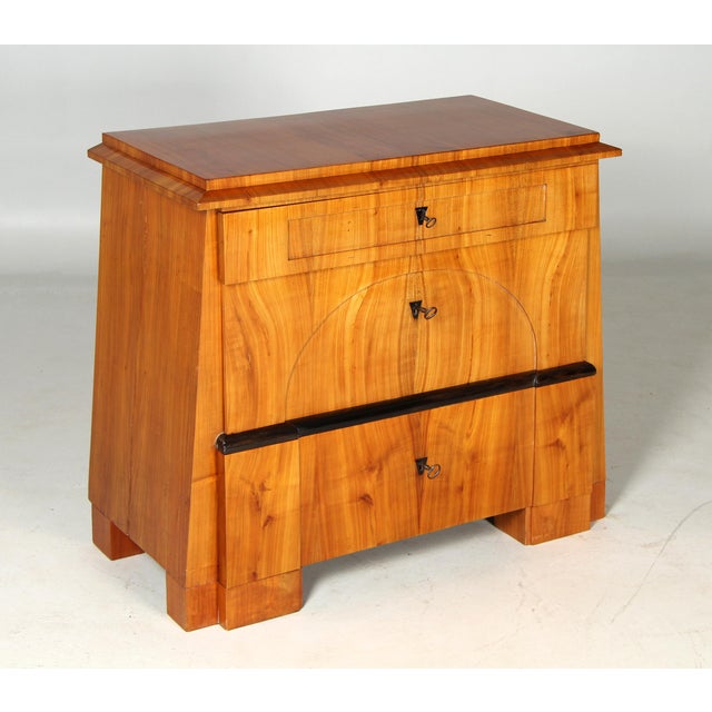 Antique Biedermeier Chest of Drawers in Cherry, 1825 For Sale - Image 10 of 10